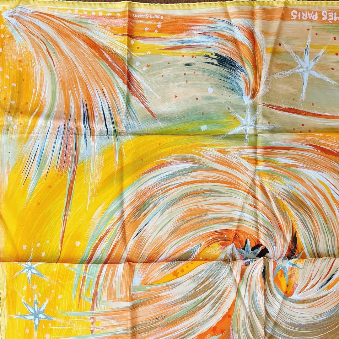 HERMES エルメス スカーフ カレ90 天の火 FEUX DU CIEL