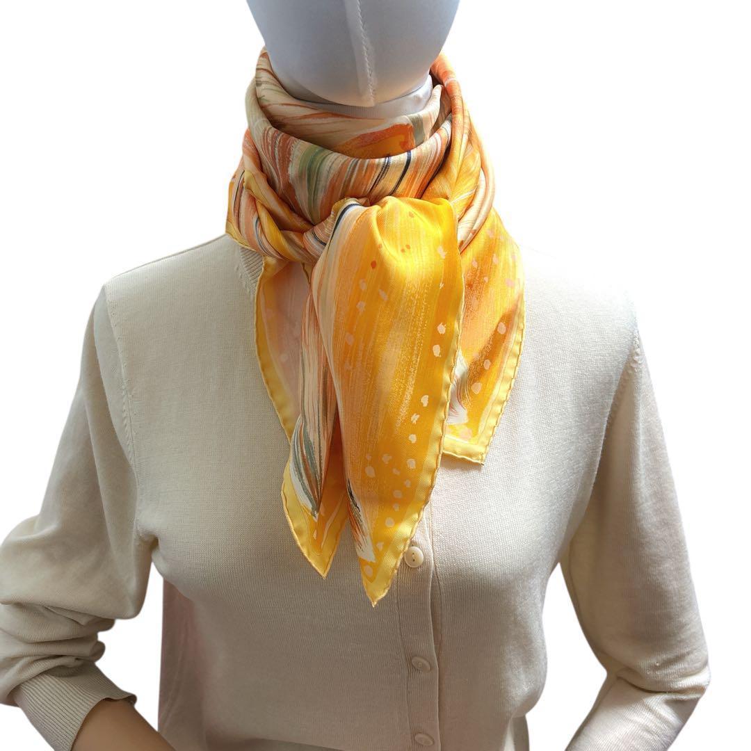 HERMES エルメス スカーフ カレ90 天の火 FEUX DU CIEL