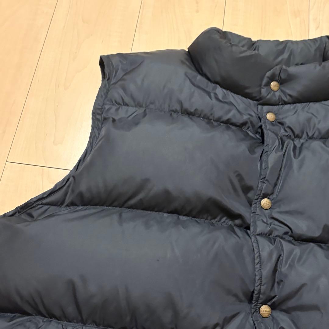 R*7様 エルエルビーン ダウンベスト 90s XXL ブラック パッカブル レ