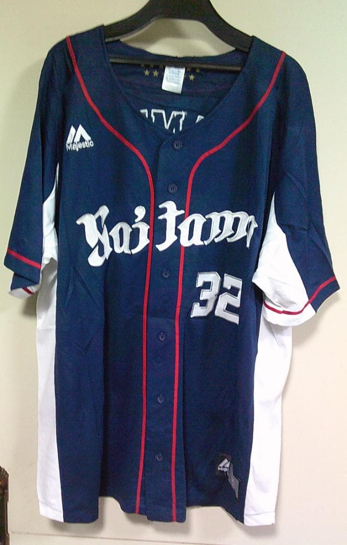 紺XL新品2016埼玉西武ライオンズLions浅村３２番ユニフォーム刺繍プロ野球