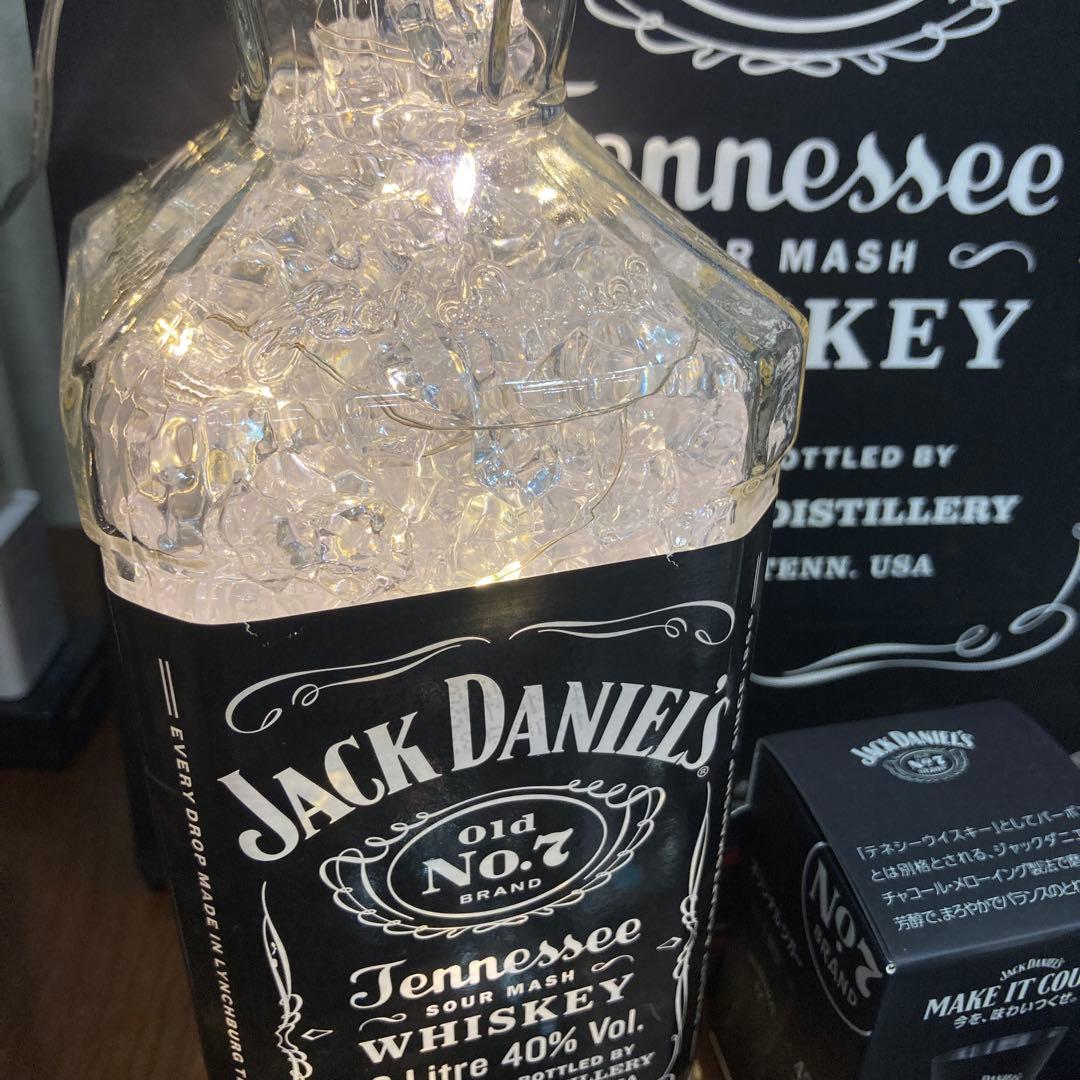 【非売品】料飲店向き／ジャックダニエル ボトルランプ他 グッズ盛り合わせ
