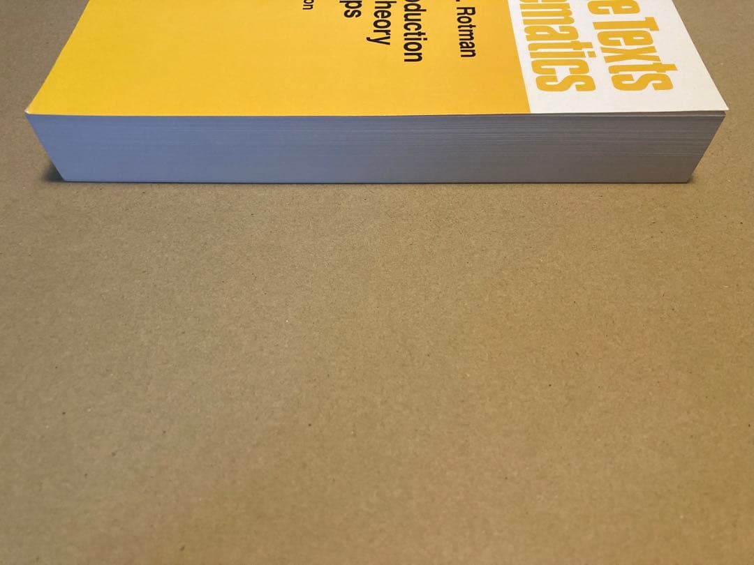 洋書 An Introduction to the Theory of Groups