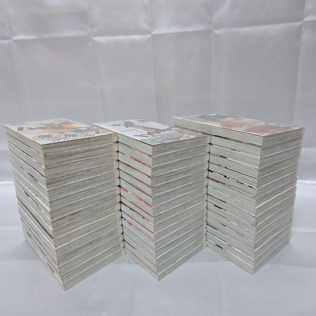 ハイキュー 全45巻セット[完] 全巻初版 全巻初版帯付き 良品 H01
