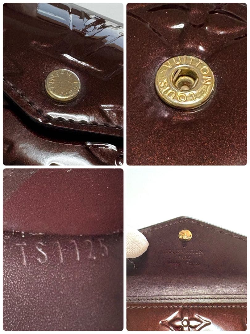 ルイヴィトン モノグラム　ヴェルニ　4連キーケース