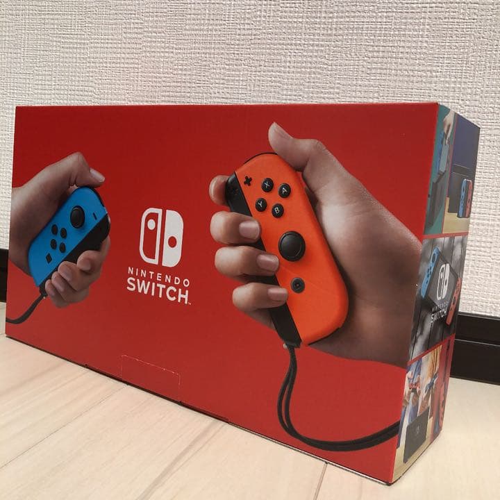 k*2様 新モデルNintendoSwitch 任天堂スイッチ ネオンブルー・レ