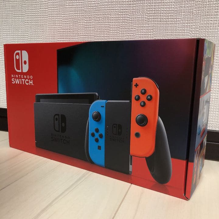 k*2様 新モデルNintendoSwitch 任天堂スイッチ ネオンブルー・レ