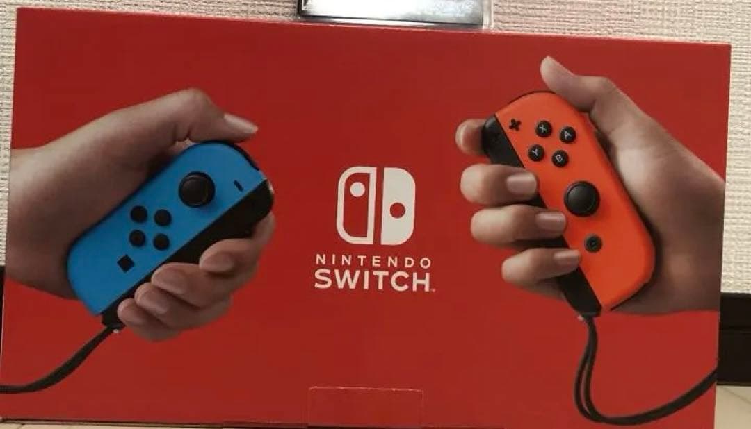 k*2様 新モデルNintendoSwitch 任天堂スイッチ ネオンブルー・レ