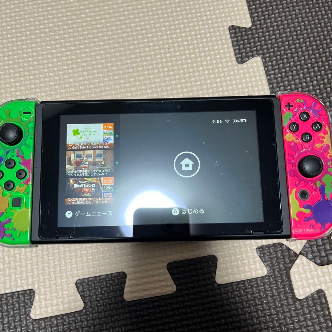 ニンテンドーSwitch本体　スプラトゥーンカラー