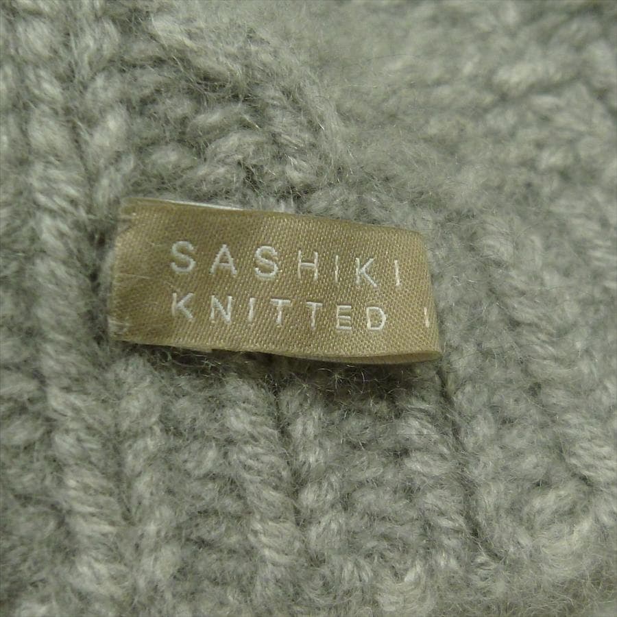 Sashiki サシキ Baby Cashmere knit cap Gray