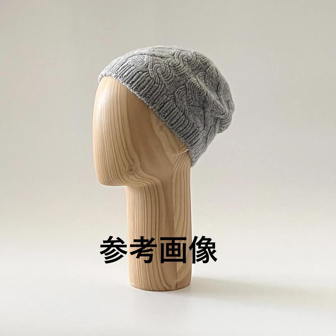 Sashiki サシキ Baby Cashmere knit cap Gray