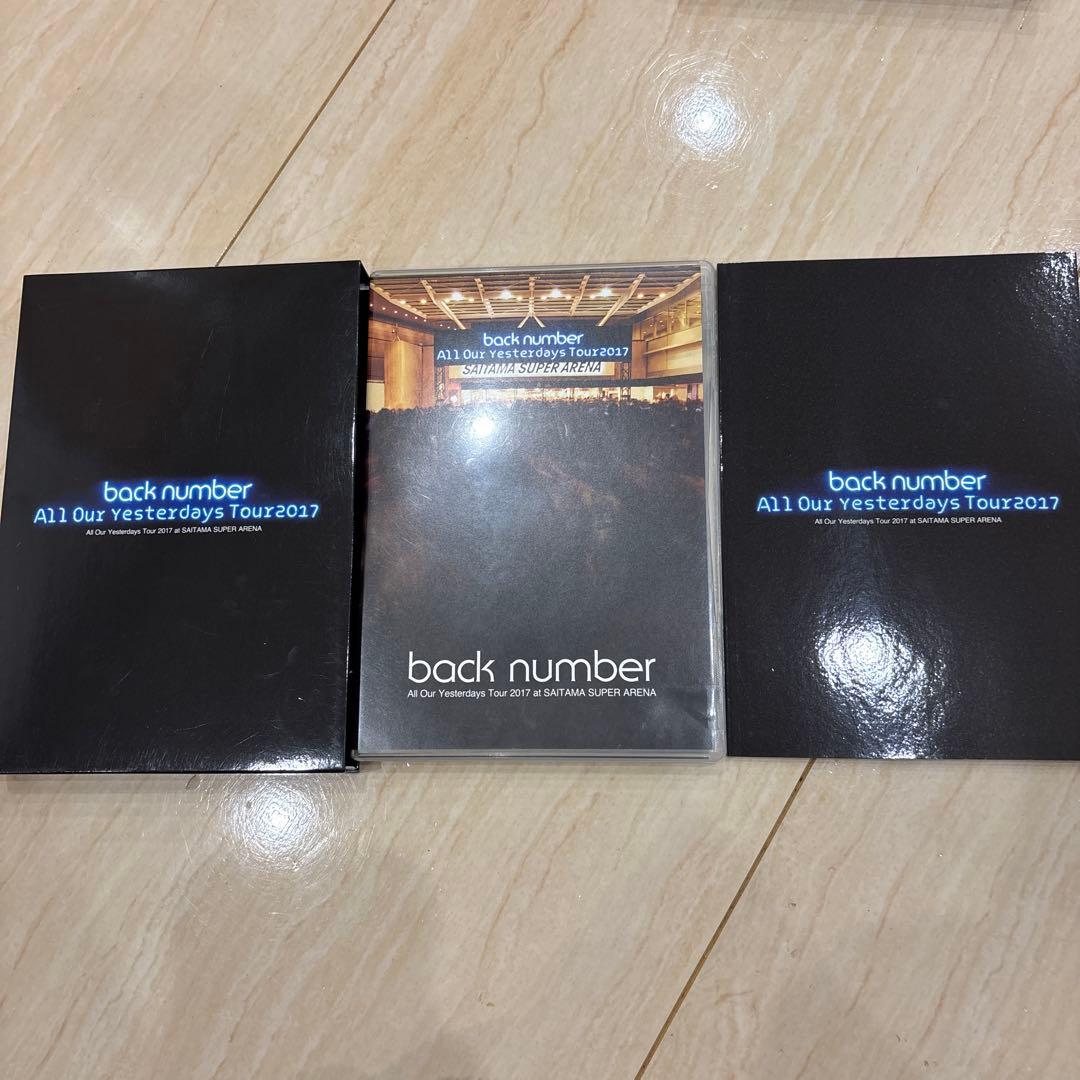 back number アンコール ユーモアAll Our Yesterdays