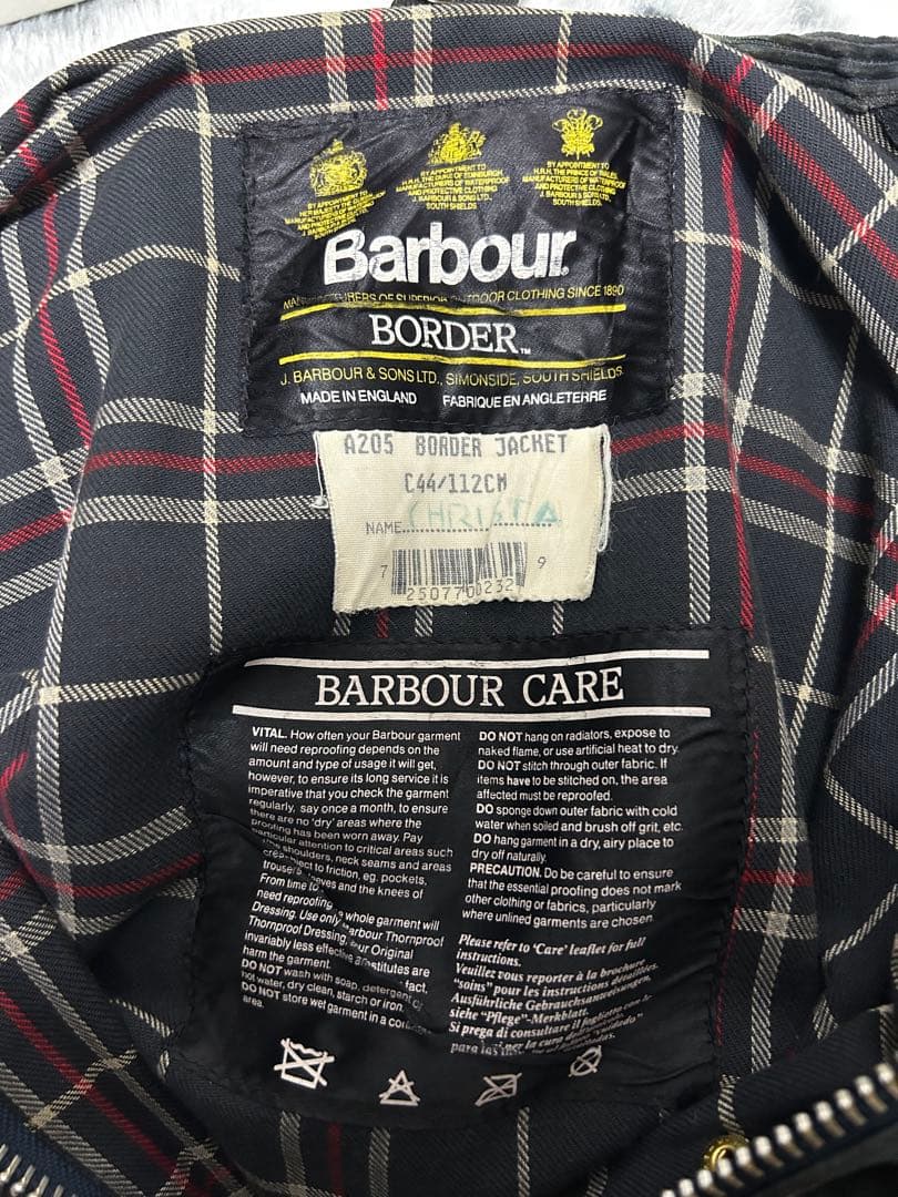 ジャケット・アウター Barbour Border Jacket C44/112CH