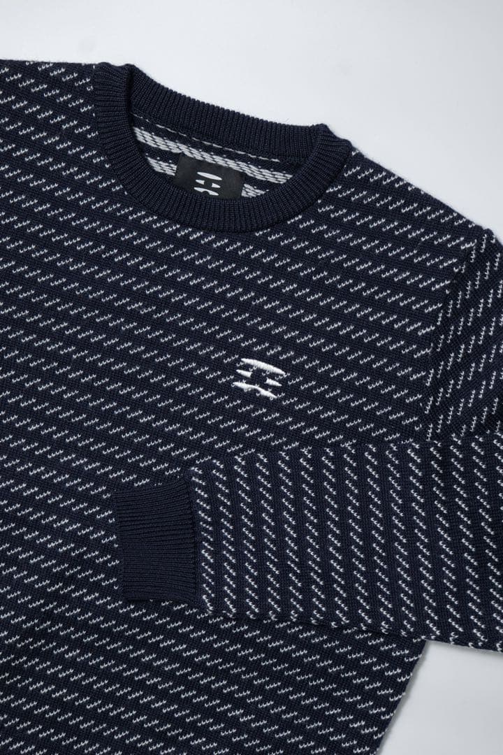 【新品】FIDES GOLF ジャガード ニット