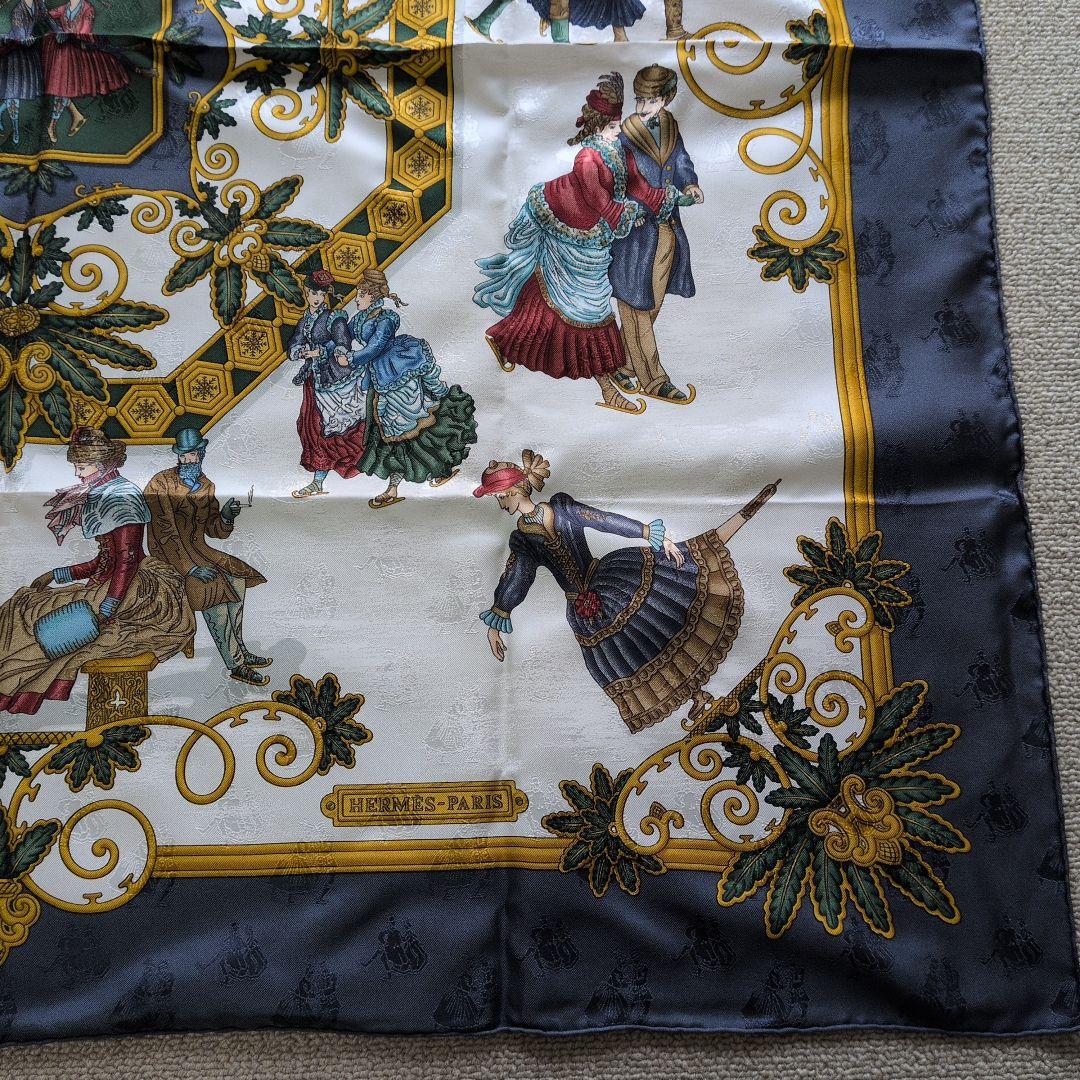 HERMES Joies d'Hiver スカーフ 冬の愉しみ