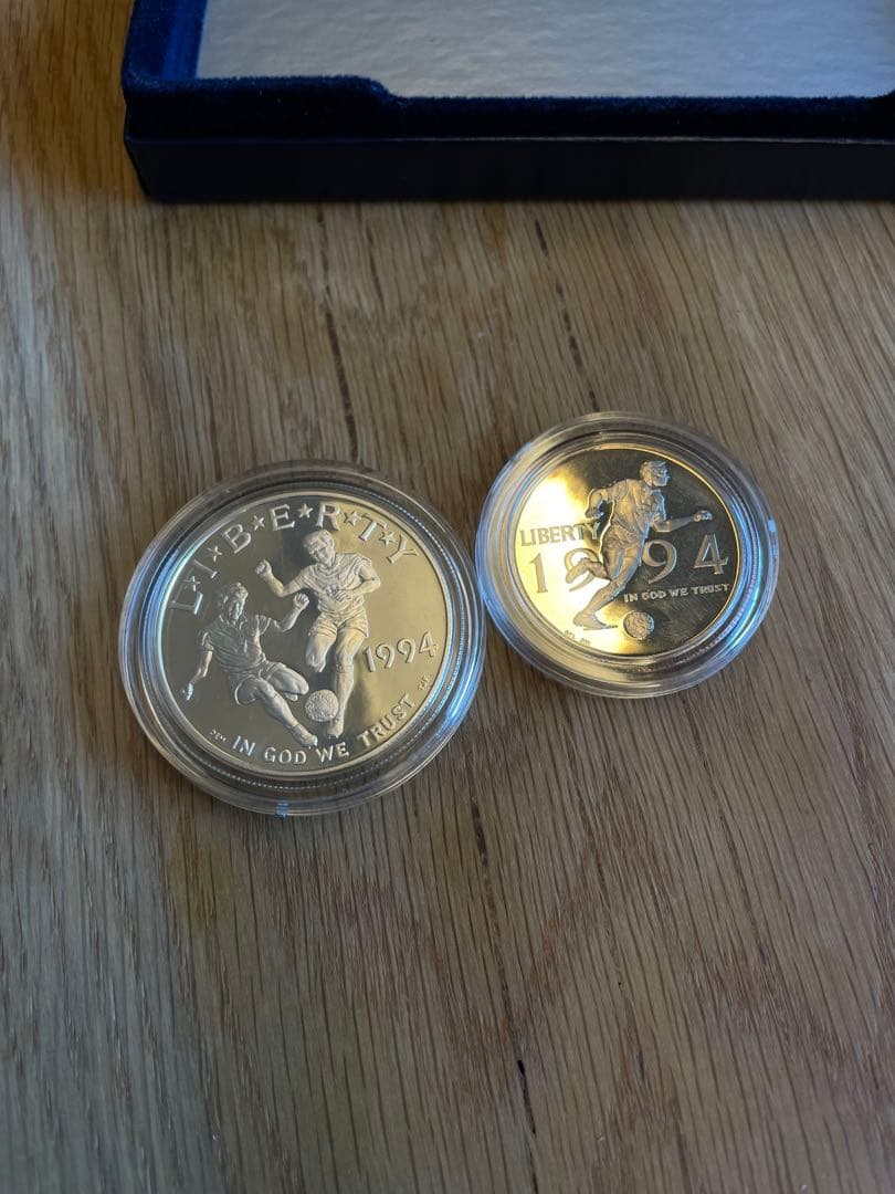 94年　アメリカワールドカップ銀貨セット