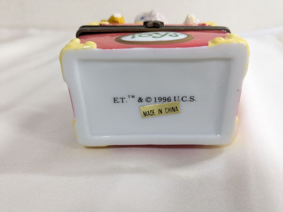 【希少】 E.T. 陶器製 小物入れ 置物 おもちゃ箱 ヴィンテージ