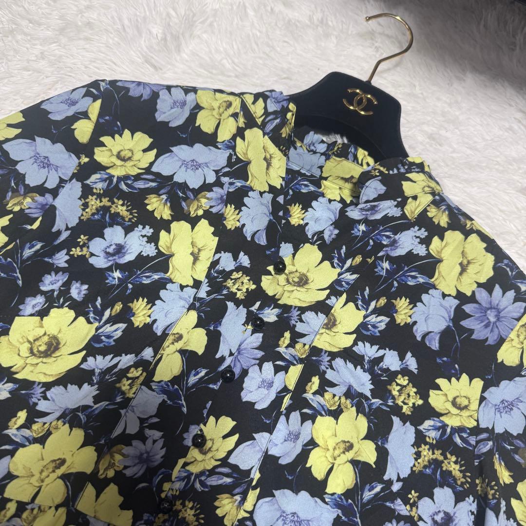 美品 GRACE CONTINENTAL フラワープリントカフタンワンピース