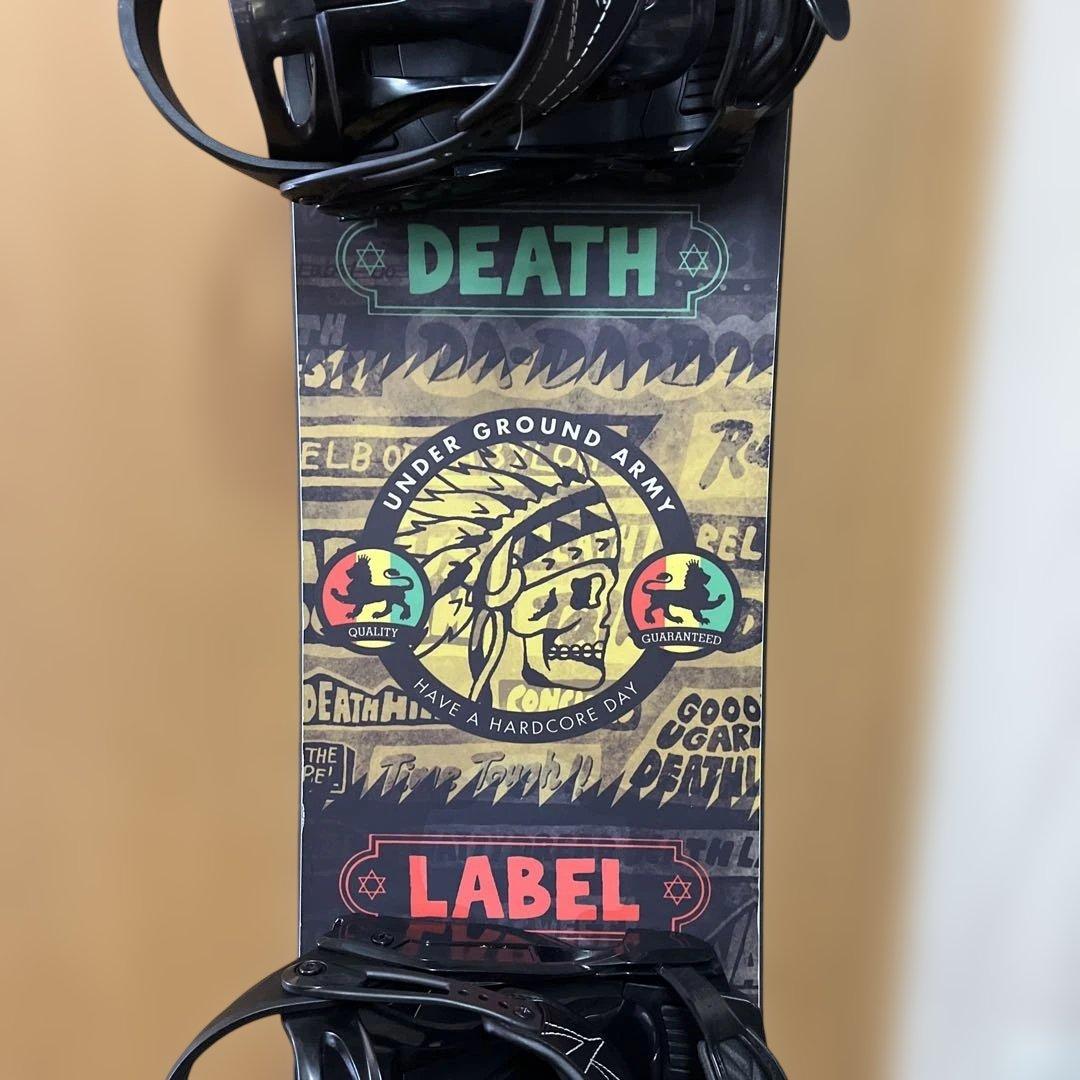 スノーボード DEATH LABEL!153