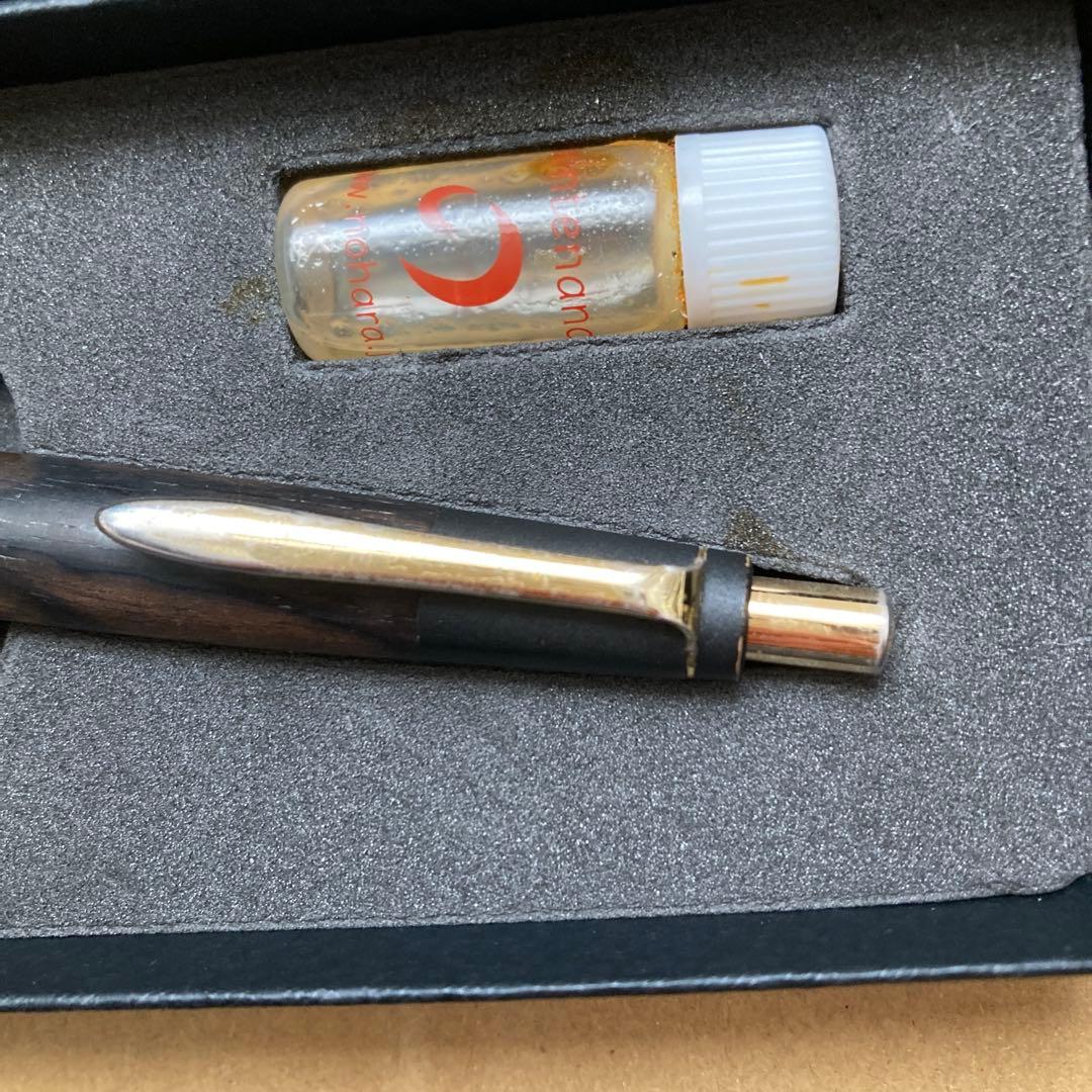 野原工芸 超特上黒柿孔雀杢 シャーペン　旧型