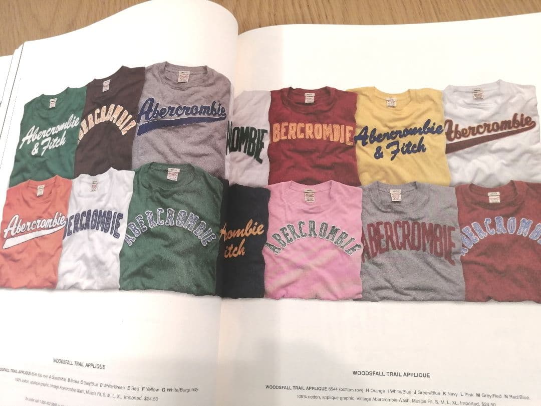 レア】ブルースウェーバーアバクロ AbercrombieandFitchカタログ