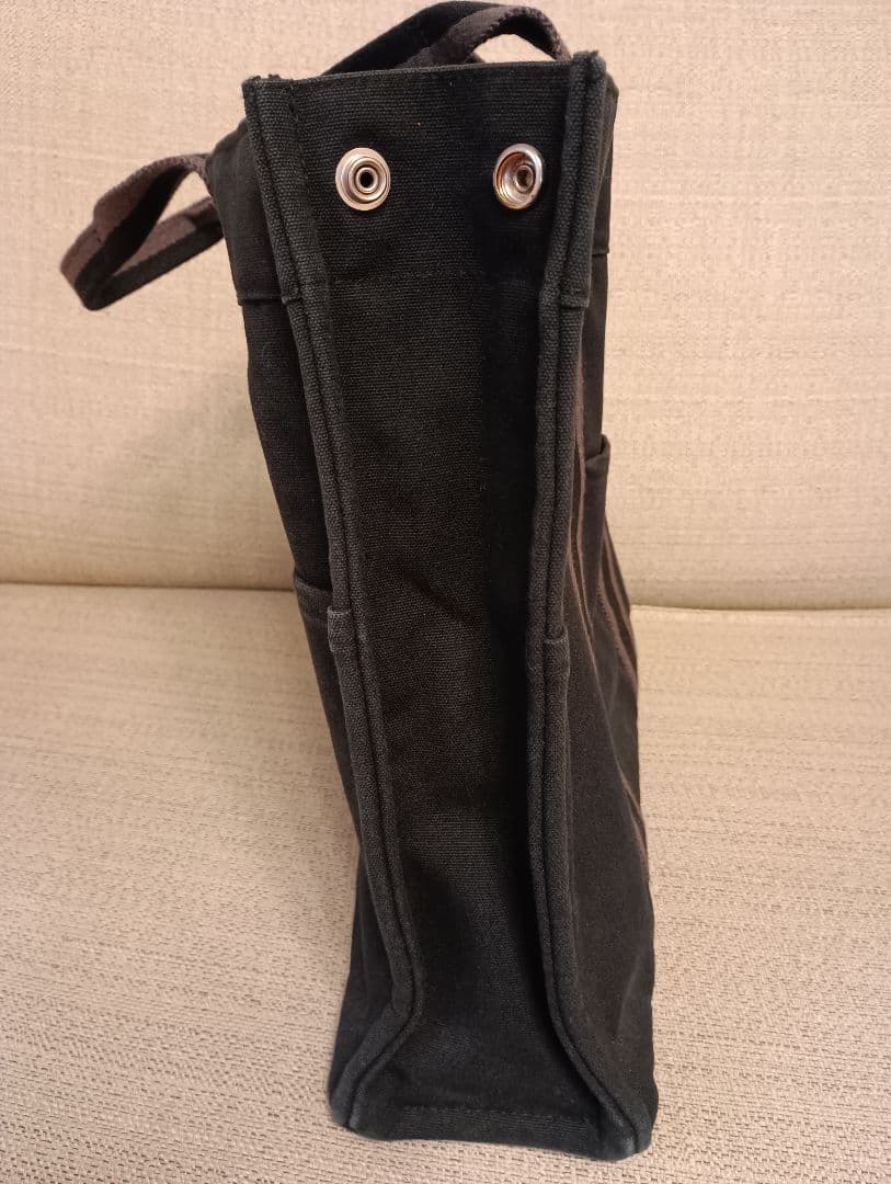 エルメス　黒　バッグ　フルートゥMM