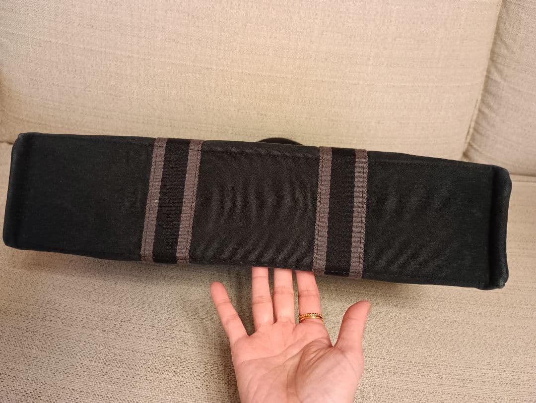 エルメス　黒　バッグ　フルートゥMM