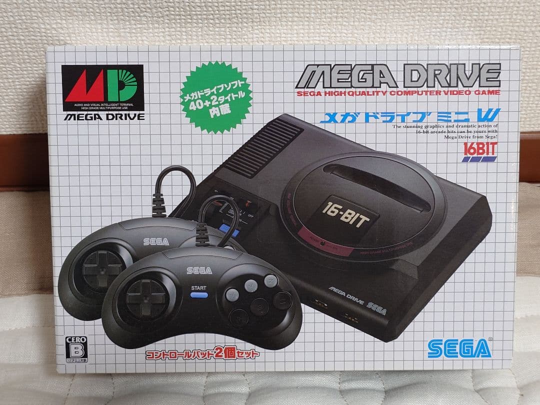 新品・未使用 SEGA メガドライブ ミニW