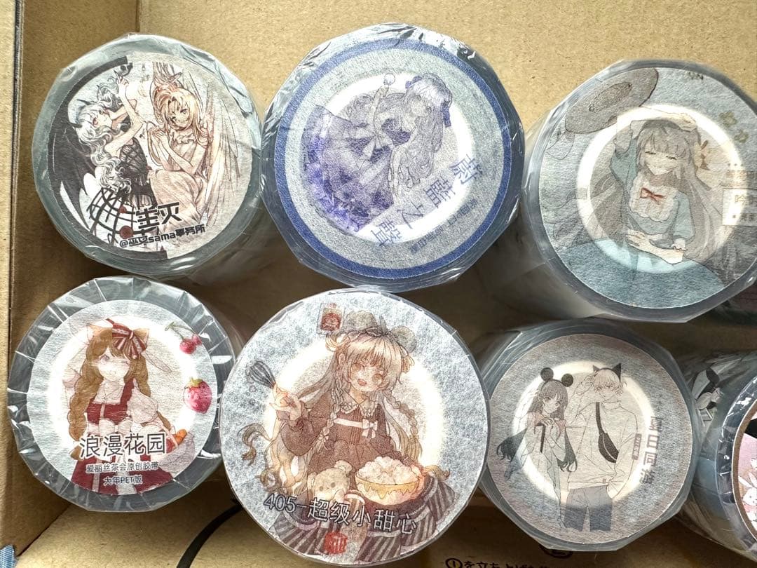 女の子中心人物マステ　マスキングテープ　10巻　まとめ売り