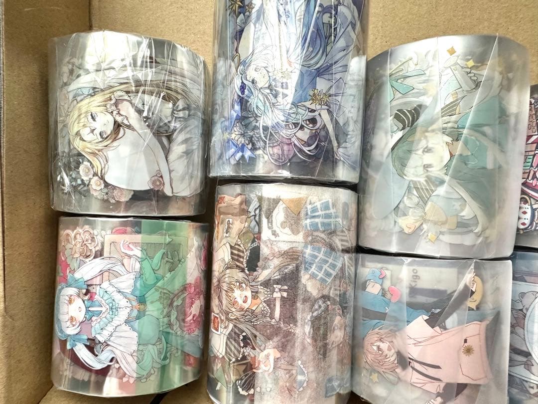 女の子中心人物マステ　マスキングテープ　10巻　まとめ売り