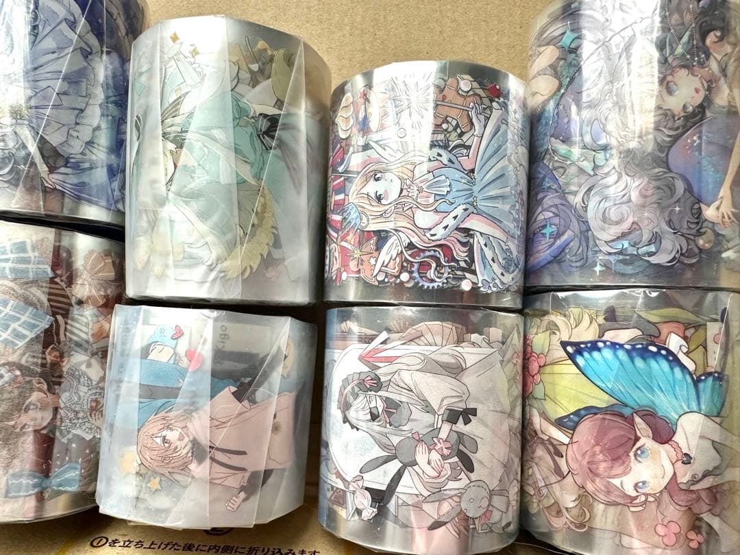 女の子中心人物マステ　マスキングテープ　10巻　まとめ売り
