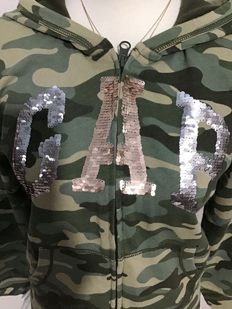 ★GAP ギャップ★ パーカー y2k 平成ギャル 平成女児 迷彩 カモフラ