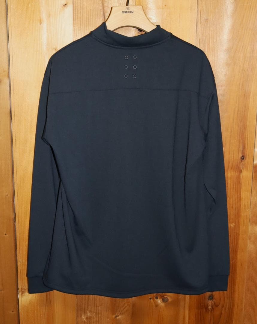 新品 ラッセルノ スクエアプリント モックネック 長袖シャツ (4/M) Ⓗ