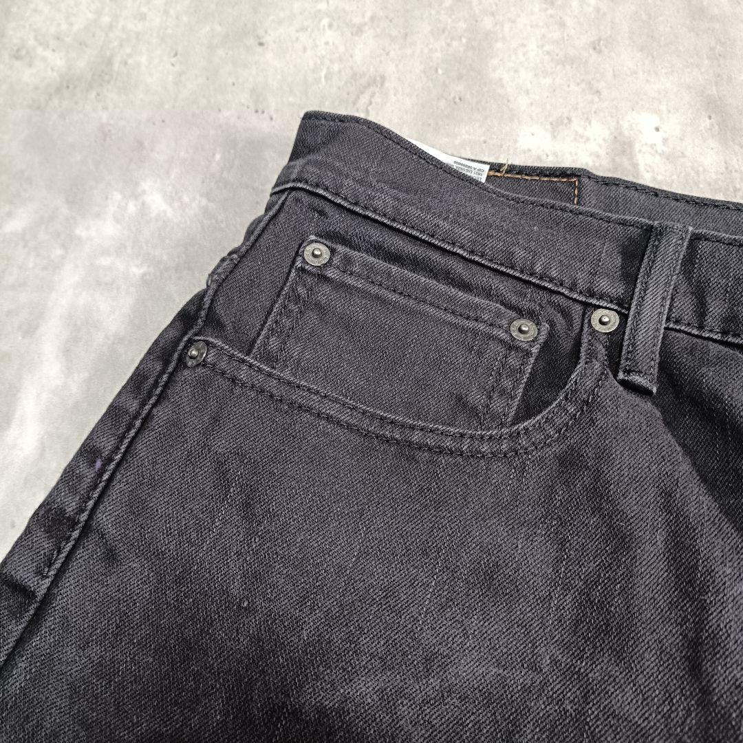 Levi's 569 ワイドストレート ブラックデニム 黒 W33 L30