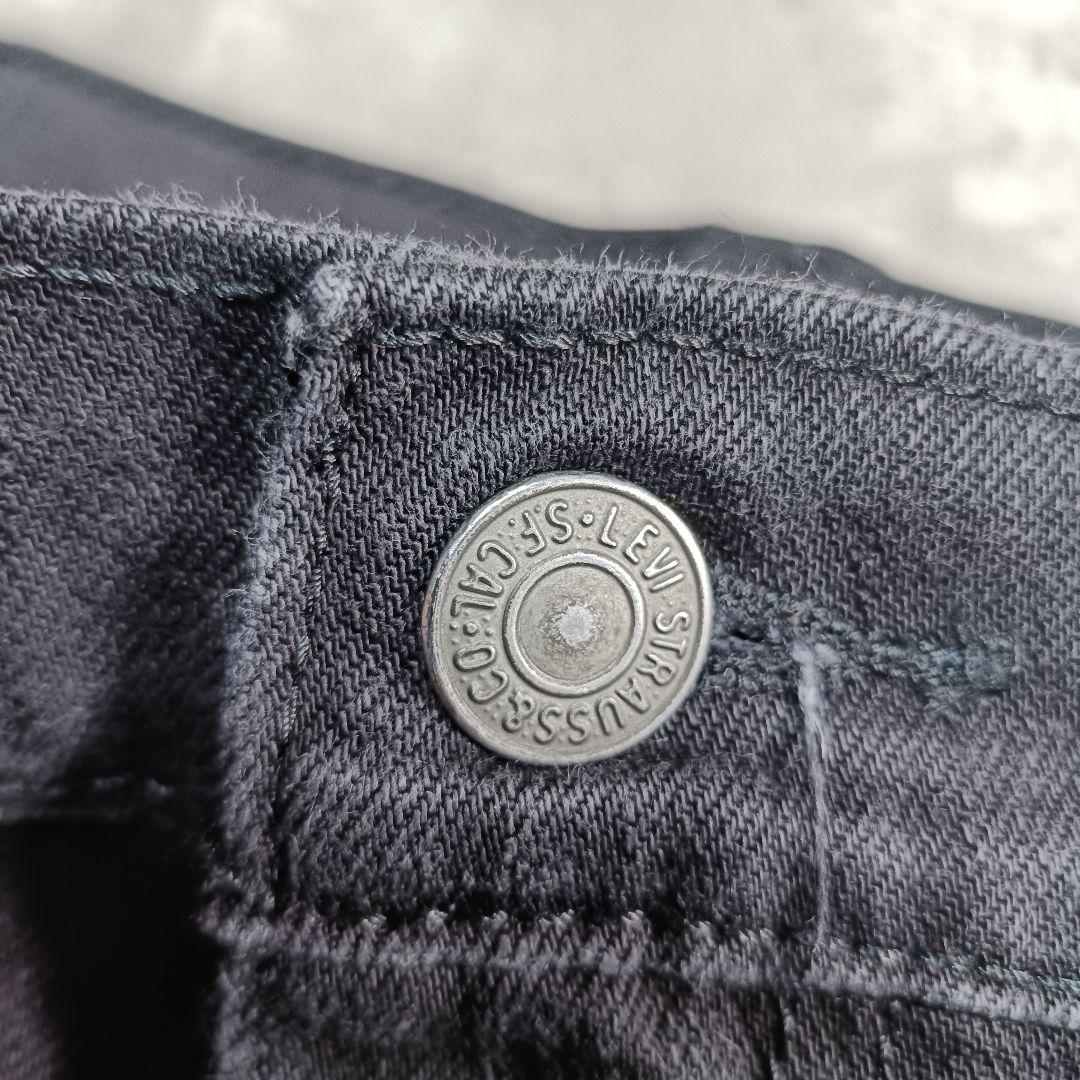 Levi's 569 ワイドストレート ブラックデニム 黒 W33 L30