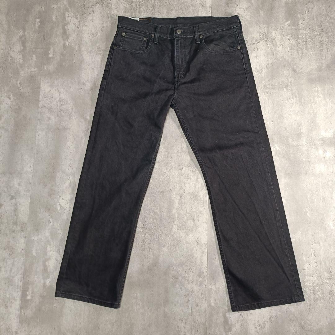 Levi's 569 ワイドストレート ブラックデニム 黒 W33 L30