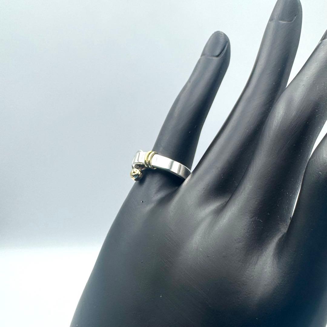 【TIFFANY&Co】鏡面仕上げ　フック&アイ リング　13号　T&Co