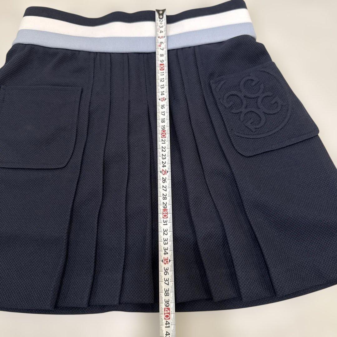 G/FORE ネイビー プリーツスカート