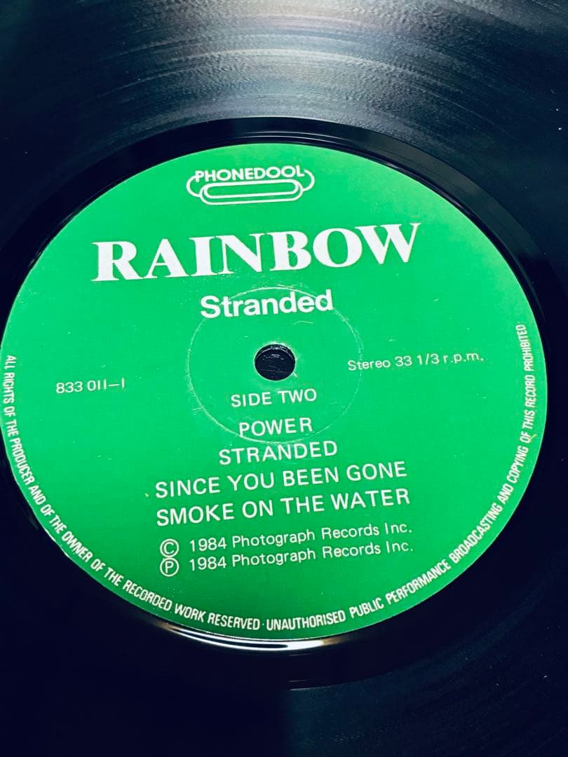 Rainbow Stranded Nov.30th1983 liveレコード