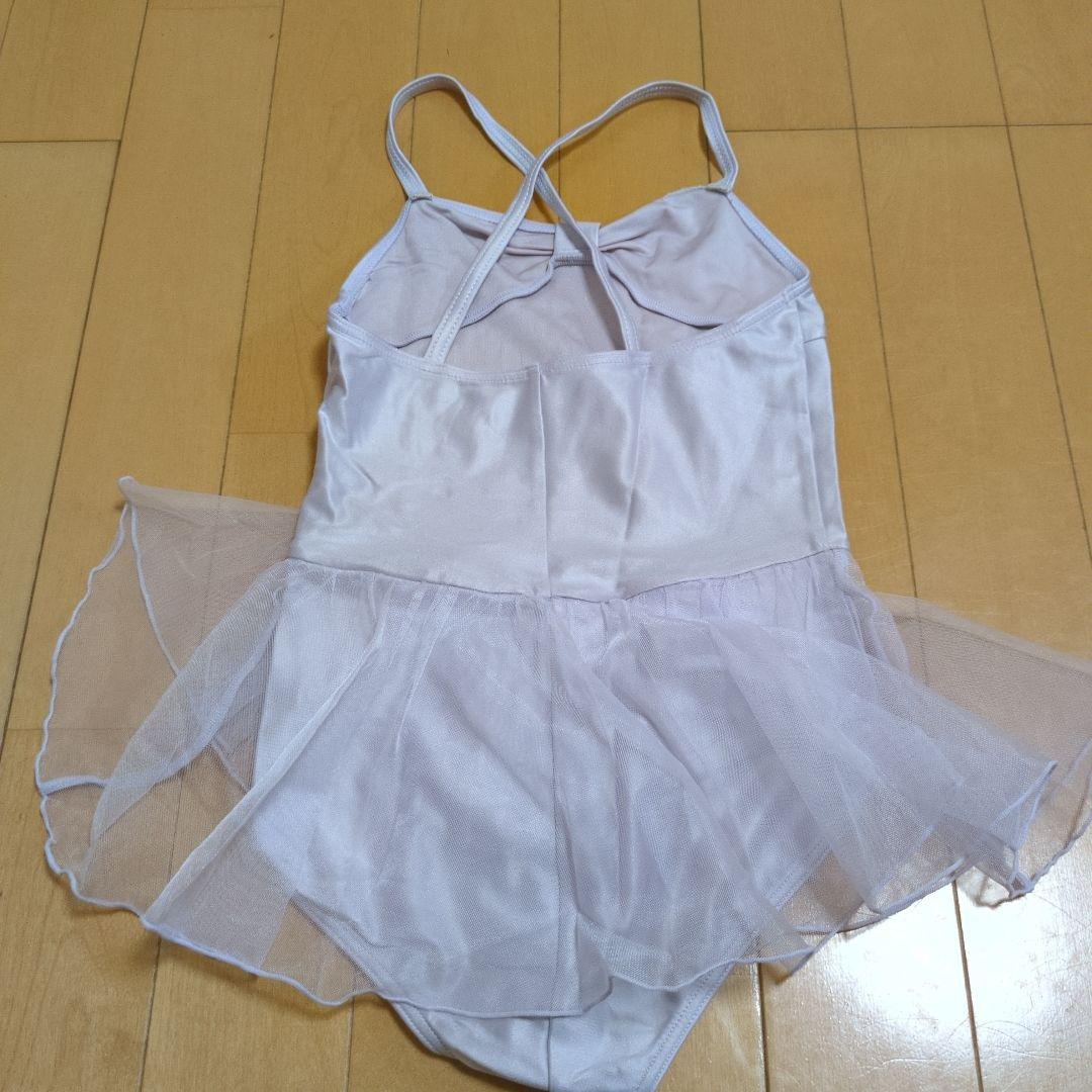 Chacott スカート付きレオタード 120K 薄紫色
