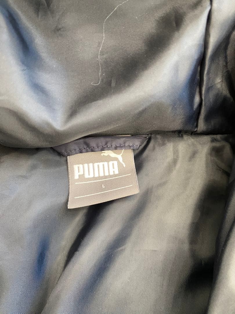美品 PUMA ベンチコート ロングダウンコート　Lサイズ　メンズ