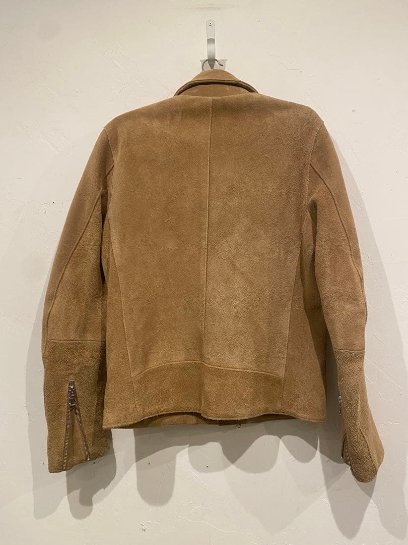 タ*ロ様 UNITED ARROWS カウスエードレザー ダブルライダース ジャ