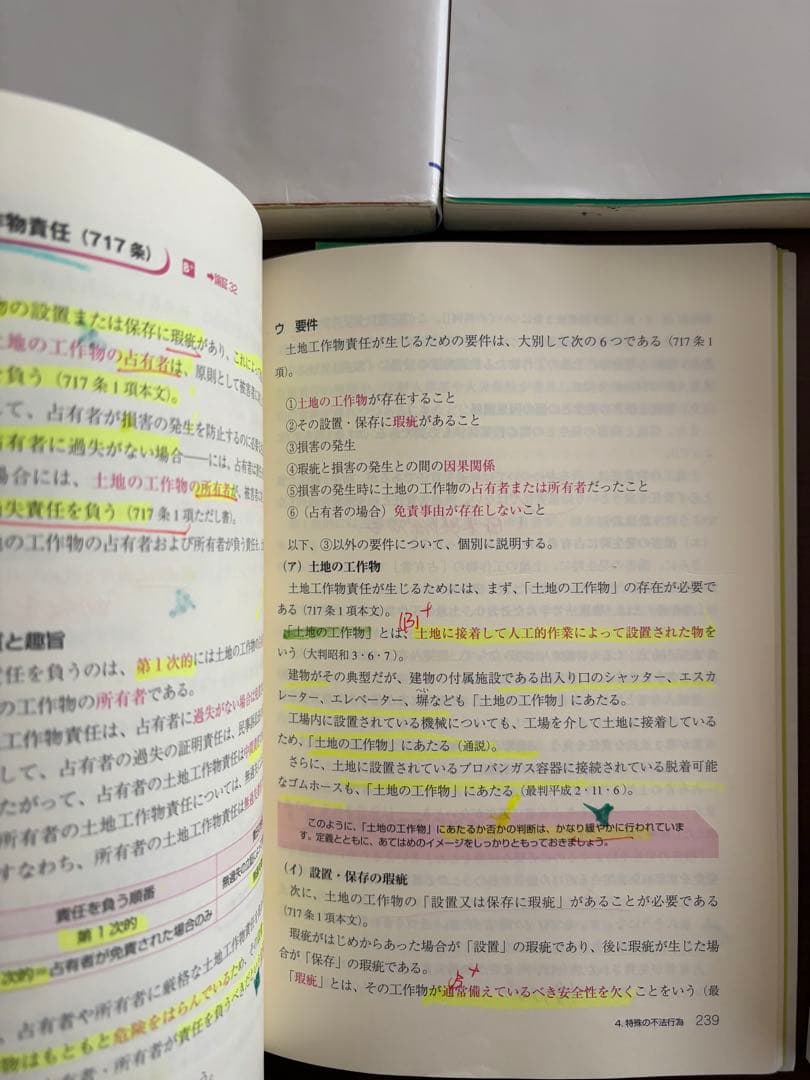 伊藤塾 呉基礎講座 基礎マスター 民法5冊セット 講義マーク・書き込みあり