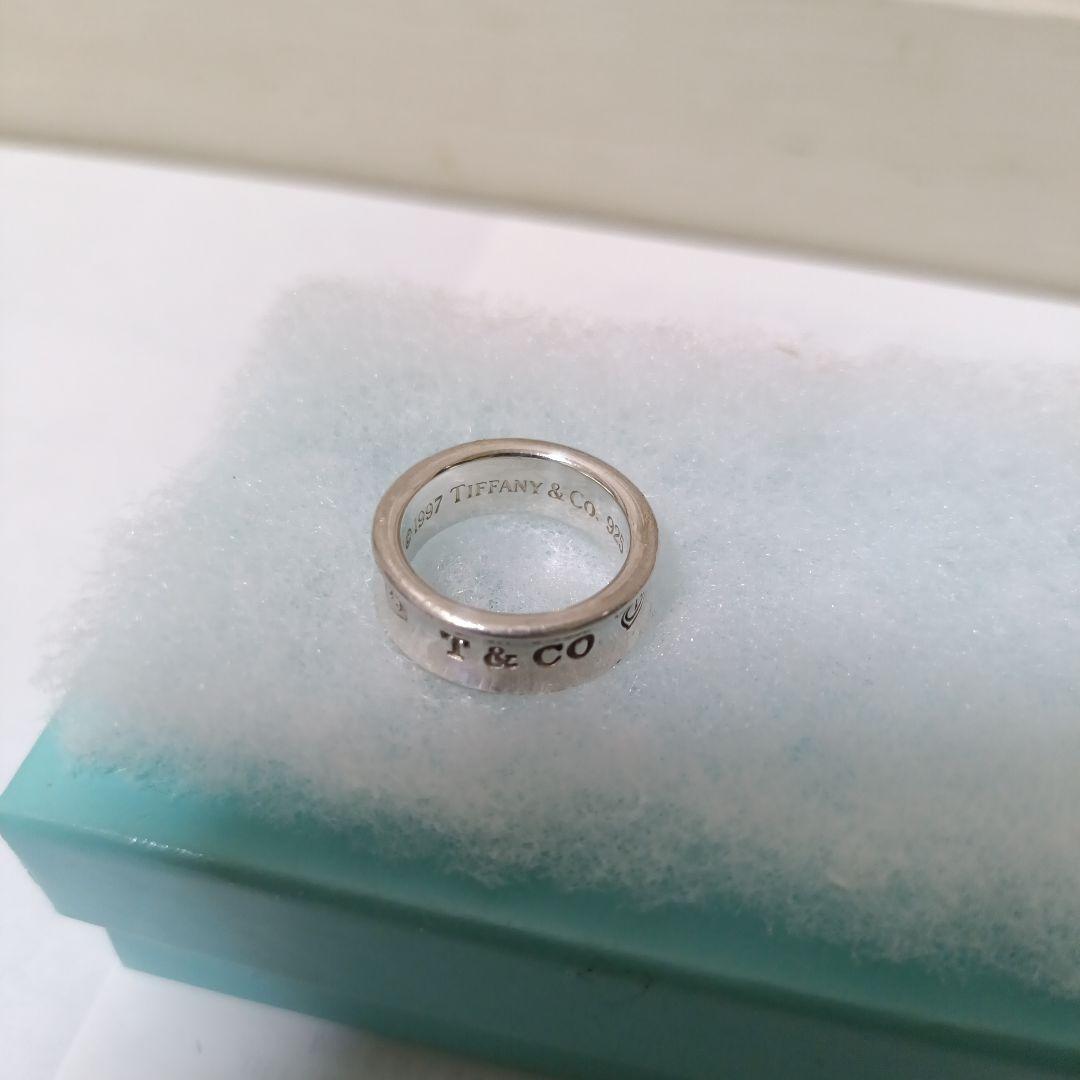 TIFFANY ティファニー　ナロー リング　10号　シルバー