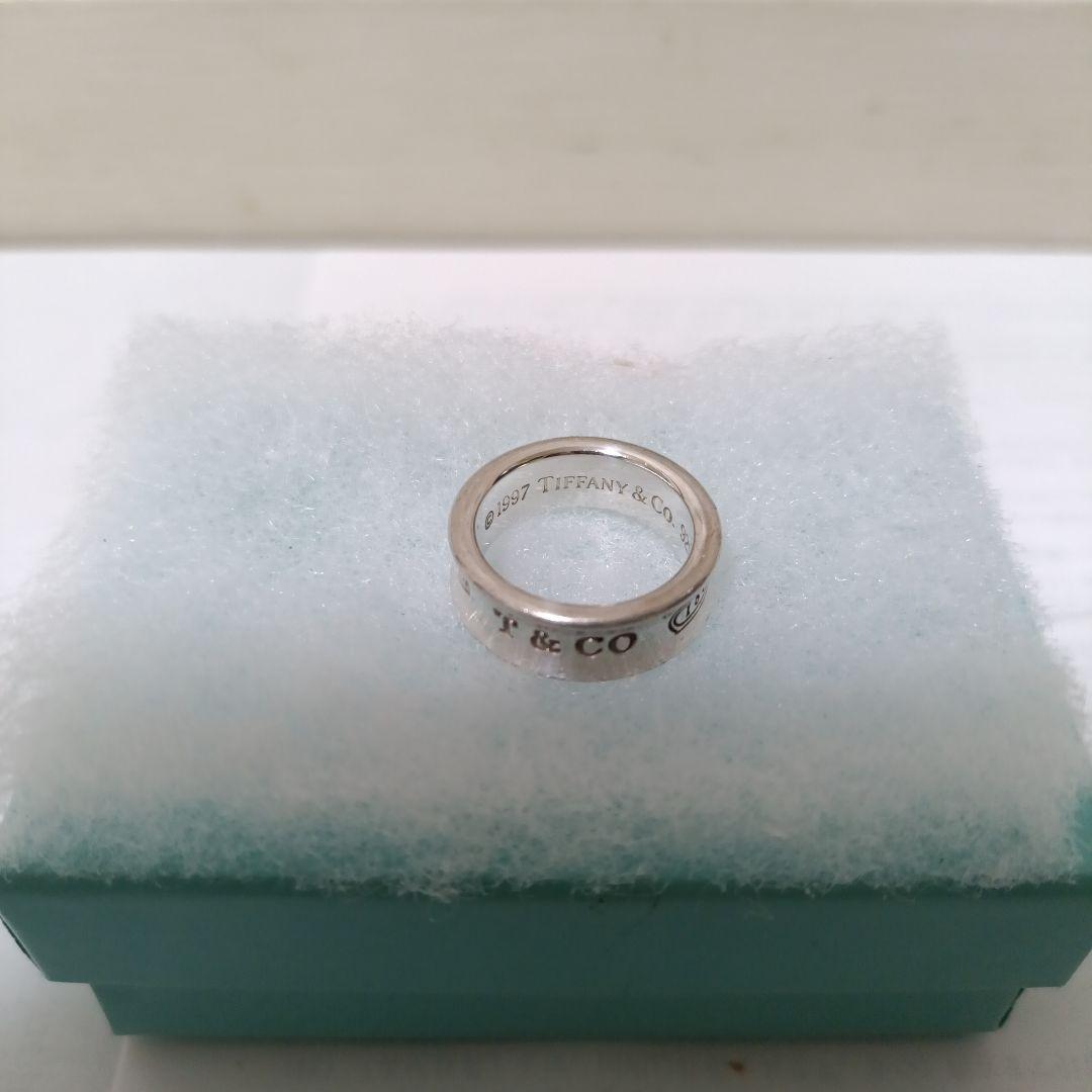 TIFFANY ティファニー　ナロー リング　10号　シルバー