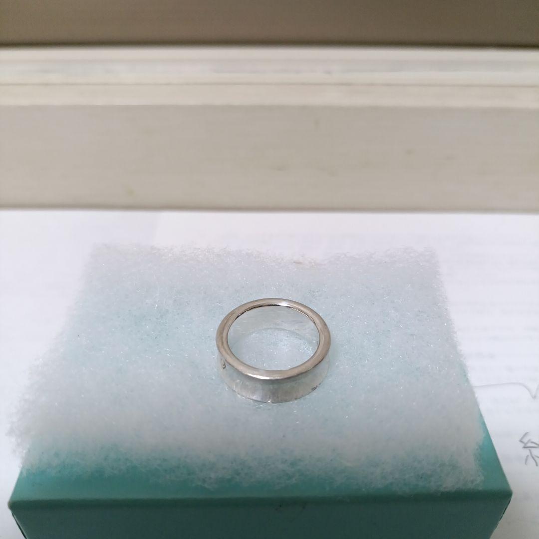 TIFFANY ティファニー　ナロー リング　10号　シルバー