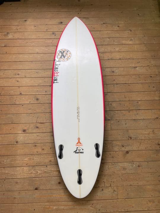 【中古サーフボード】 Jason Kashiwaiシェイプ　ピンテール
