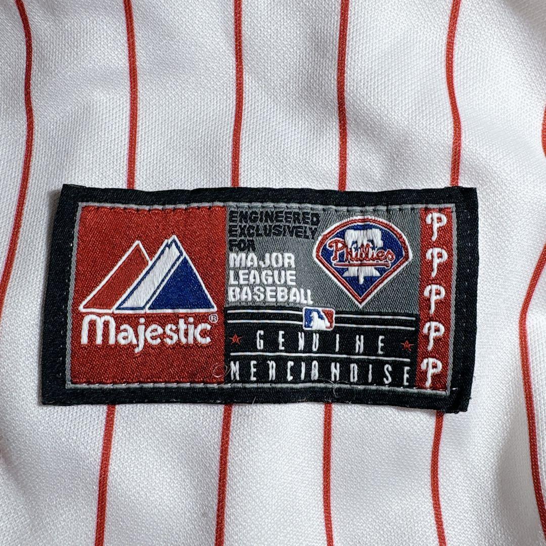 希少 フィリーズ ペンス 3 ユニフォーム Majestic 刺繍 L MLB