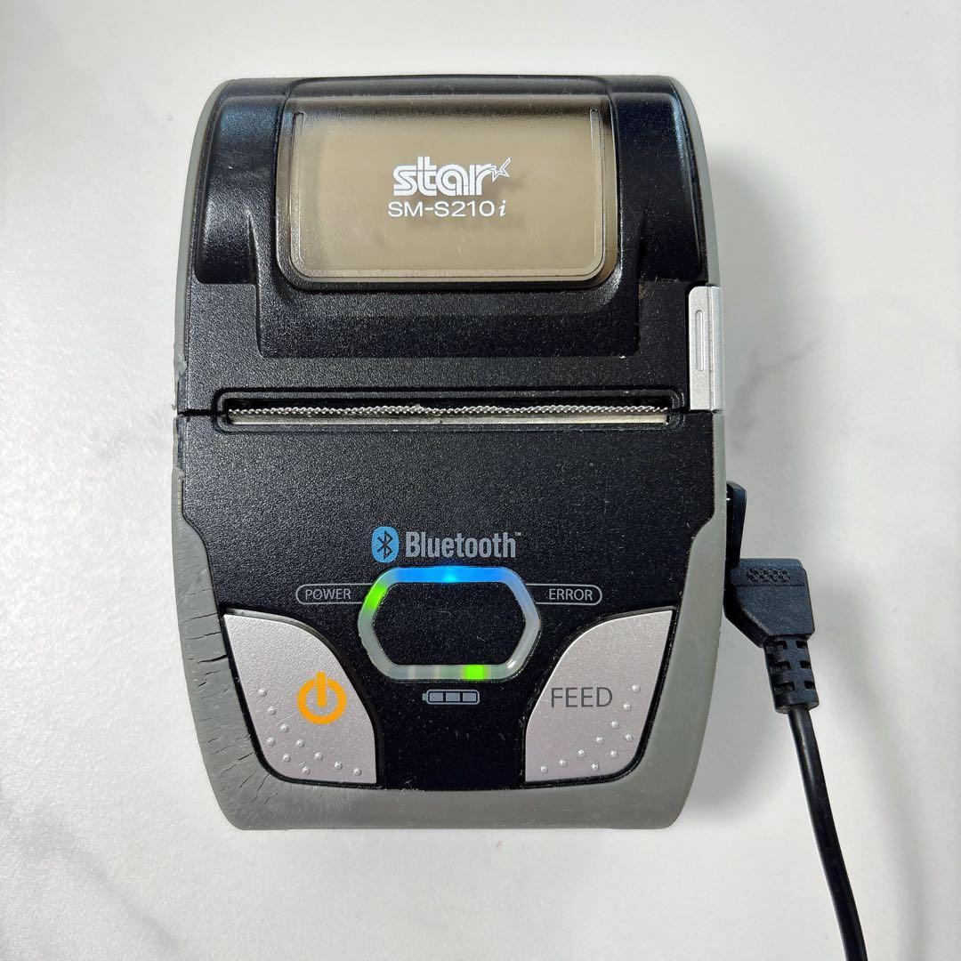 スター精密SM-S210i Bluetooth モバイルプリンター⭐︎ロール紙つき