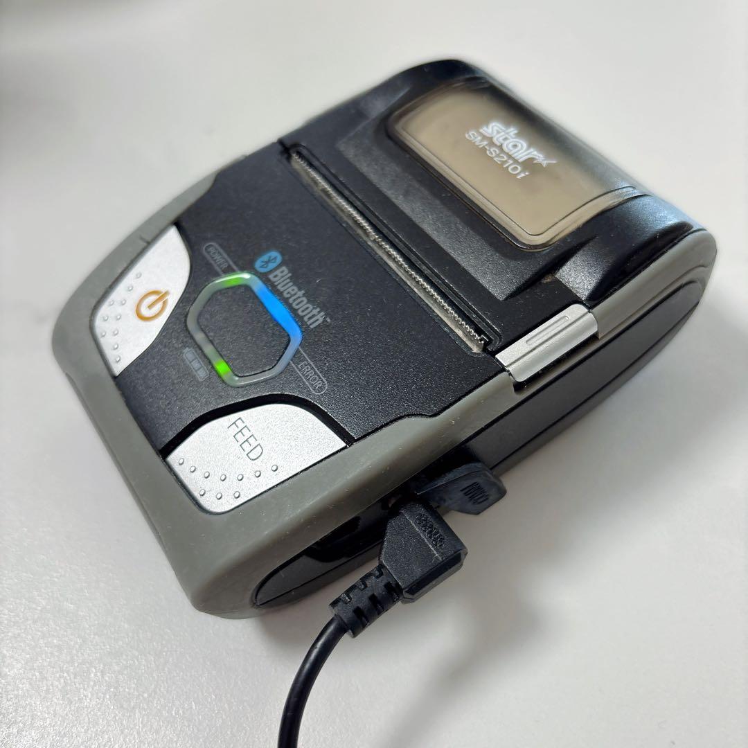 スター精密SM-S210i Bluetooth モバイルプリンター⭐︎ロール紙つき