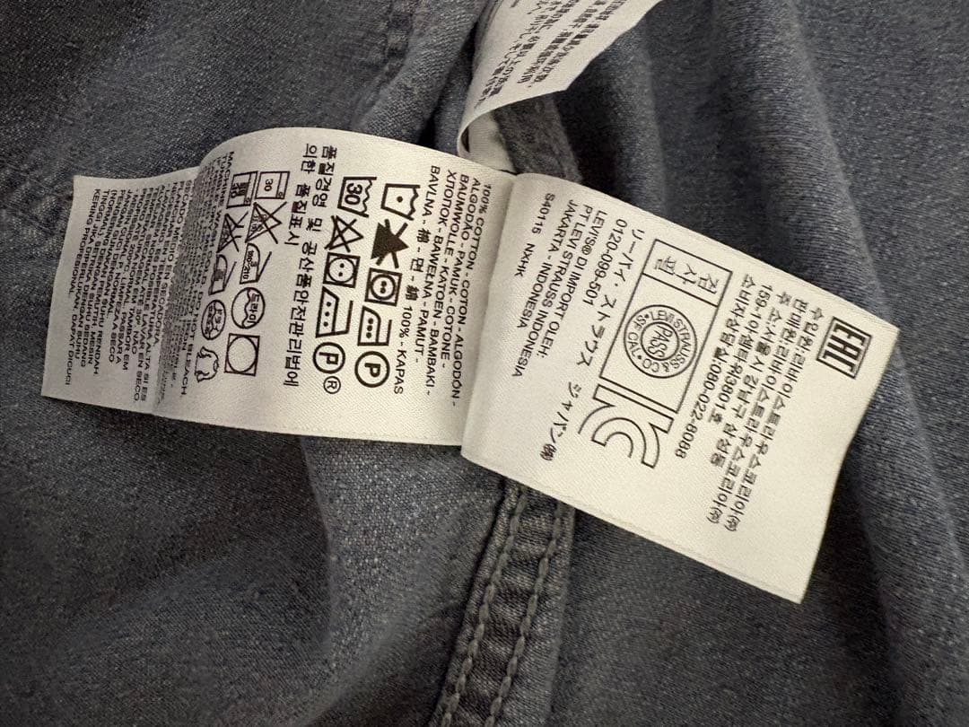 しぎちゃん　 Levi's ライトブルー デニムジャケット Mサイズ